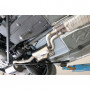 Silencieux avant inox pour MERCEDES CLASSE E CABRIOLET TYPE W124