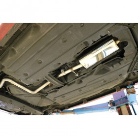 Silent stainless steel rear 2x86x74mm type 32 for FORD FIESTA MK7