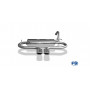 Silent rear duplex stainless steel 2x86x54mm type 32 for CITRO-N C1