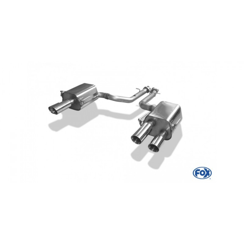 Silencieux Arrière Pour Lexus IS 200 (1999-2005) - 2.0i V6 155ch, Acier Aluminé, Homologation E, Kit De Montage Inclus, Neuf