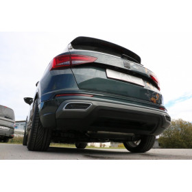 Silencieux arrière duplex inox (SORTIE NON VISIBLE) pour SEAT ATECA 4x2 TYPE 5FP