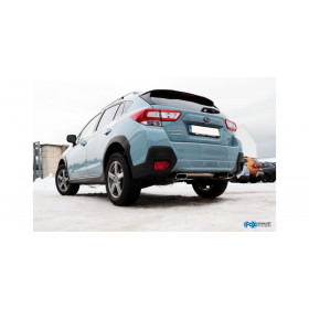 Silent rear duplex stainless steel 1x145x65mm type 59 for SUBARU XV