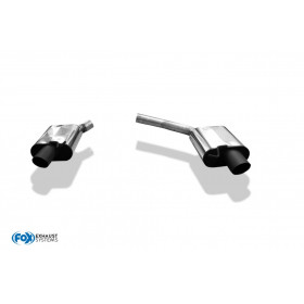 Silencieux arrière duplex inox 1x115x85mm look RS5 pour AUDI A5 SPORTBACK TYPE B8/8T