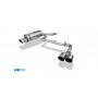 Silent rear duplex D-G stainless steel type 2x70mm type 13 for BMW 330D/330XD TYPE E46