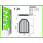 Filtre à air sport GREEN FILTER pour JEEP WRANGLER III (JK) 3,6L V6 PENTASTAR 284cv / 209kW