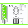 Filtre à air sport GREEN FILTER pour FORD TOURNEO CONNECT II (CHC) 1,5L TDCI 75cv / 55kW