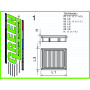 Filtre à air sport GREEN FILTER pour OPEL ZAFIRA A 2,2L DTI 16V ECOTEC 125cv / 92kW