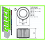 Filtre à air sport GREEN FILTER pour SUZUKI ALTO 1,0L 53cv / 39kW
