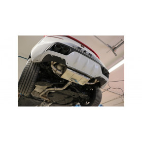 Silencieux arrière duplex inox pour sorties d'origine pour SEAT LEON CUPRA TYPE KL 4x2