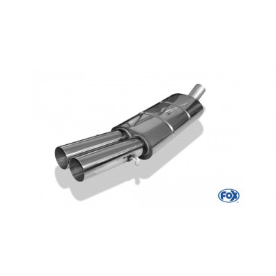 Silent rear duplex stainless steel 1x160x80mm type 53 for VOLKSWAGEN T5/T6 4-MOTION