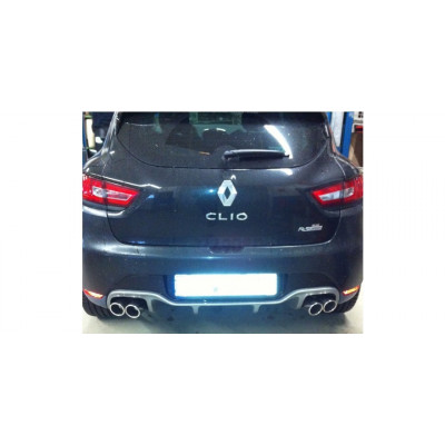 Silent rear duplex stainless steel 1x50mm type 10 for RENAULT CLIO IV RS