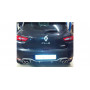 Silent rear duplex stainless steel 1x50mm type 10 for RENAULT CLIO IV RS