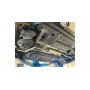 Silent stainless steel rear 2x76mm type 12 for FIAT 500