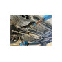Silent stainless steel rear 2x76mm type 12 for FIAT 500