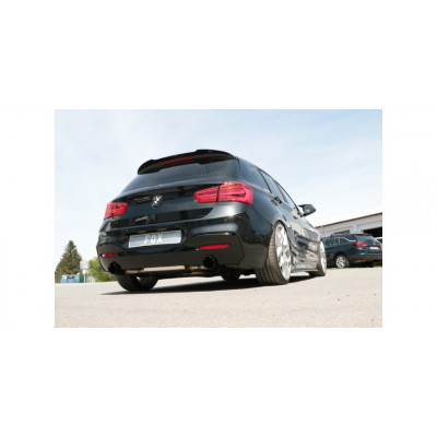 Silent stainless steel rear 1x76mm type 16 for BMW F20/21 116i 3 CYLINDRES