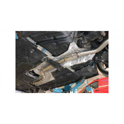 Silent stainless steel rear 1x76mm type 16 for BMW F20/21 116i 3 CYLINDRES