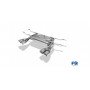 Silent rear duplex stainless steel 2x70mm type 16 for MAZDA MX5 TYPE ND