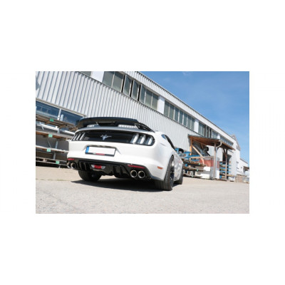 Silent rear duplex stainless steel 1x100mm type 25 for FORD MUSTANG MK6 COUPE/CABRIOLET