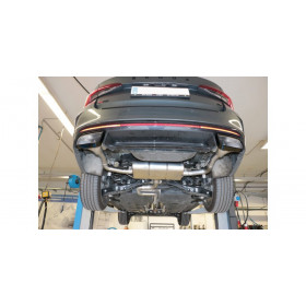 Silent rear duplex stainless steel 1x160x80mm type 53 for VOLKSWAGEN T5/T6 4-MOTION