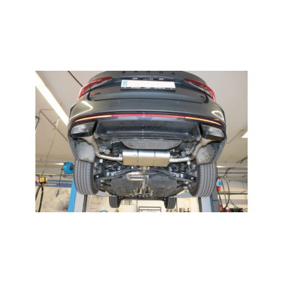 Silencieux arrière duplex inox sur sortie d'origine (5E3253681B) pour SKODA OCTAVIA RS iV TYPE NX