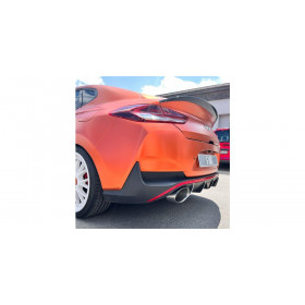 Kit d'embouts d'échappement inox 1x160x130mm type 38 (D+G) pour HYUNDAI I30 FASTBACK N PERFORMANCE FACELIFT