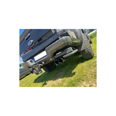 Silent rear duplex stainless steel 2x115x85mm type 32 for HYUNDAI TUCSON 4x2/4x4 TYPE TLE (with FAP)