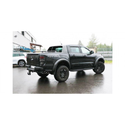Silencieux arrière (sidepipe arrière droit) inox 2x115x85mm type 38 pour FORD RAPTOR DOUBLE CABINE