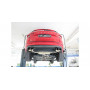 Silent rear duplex stainless steel 2x76mm type 13 for MERCEDES ML TYPE W164