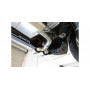 Silent rear duplex stainless steel 2x76mm type 13 for MERCEDES ML TYPE W164