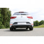 Silent rear duplex stainless steel 1x160x90mm type 38 for SEAT LEON ST TYPE 5F