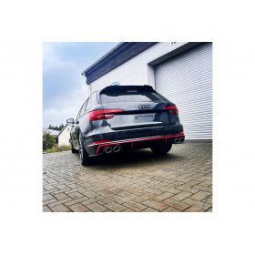 Silent rear duplex stainless steel 1x160x80mm type 53 for VOLKSWAGEN T5/T6 4-MOTION