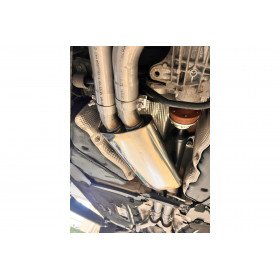 Silencieux intermédiaire inox pour AUDI S4 TYPE B9