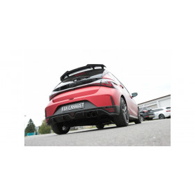 Complete catback with duplex rear silencer (with 2 electronic valves) stainless 2x100mm type 25 for CUPRA FORMENTOR 4x4