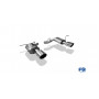 Silencieux arrière duplex inox 1x129x106mm type 44 pour JEEP GRAND CHEROKEE SRT8 TYPE WK