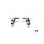 Silencieux arrière duplex inox 1x129x106mm type 44 pour JEEP GRAND CHEROKEE SRT8 TYPE WK