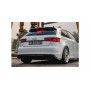 Silencieux arrière duplex inox 1x160x130mm type 38 pour AUDI A3 SPORTBACK QUATTRO TYPE 8V
