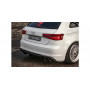 Silencieux arrière duplex inox 1x160x130mm type 38 pour AUDI A3 SPORTBACK QUATTRO TYPE 8V