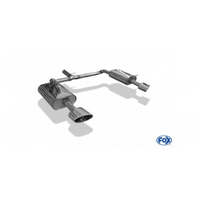 Silencieux arrière duplex inox 1x160x90mm type 38 pour KIA OPTIMA TYPE TF
