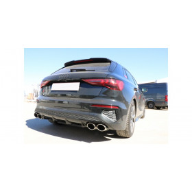 Silent rear duplex stainless steel 1x160x80mm type 53 for VOLKSWAGEN T5/T6 4-MOTION