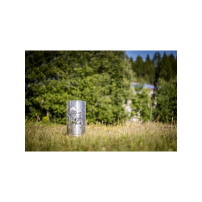 Tonneau en inox 800x390mm - Motif "ANTON GÜNTER" (épaisseur paroi 1.5mm)