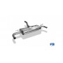 Silencieux arrière duplex inox sur sortie d'origine pour MERCEDES GLA TYPE X156