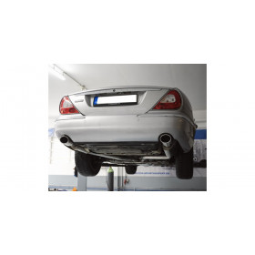 Silent rear duplex stainless steel 1x115x85mm type 33 for JAGUAR XJ
