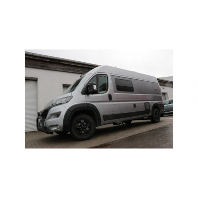 Sortie d'échappement latéral inox 2x115x85mm type 38 pour FIAT DUCATO (Camping-car