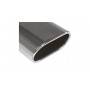 Embout d'échappement inox type 52 / 135x80mm / long 300mm / biseauté 16.5°