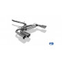 Catback complet avec silencieux arrière duplex inox 2x114mm type 25 pour AUDI S3 BERLINE TYPE GY