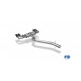 Silencieux arrière duplex inox 1x135x80mm type 53 pour VOLSWAGEN BEETLE TYPE 1C/9C/1Y