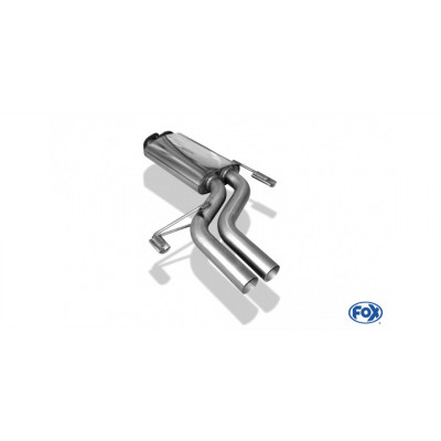 Silencieux avant sport 100% inox pour BMW 740i E32