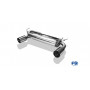 Silencieux arrière duplex inox 1x114mm type 10 pour NISSAN 350Z