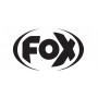 Sticker logo FOX noir 125mm x 80mm