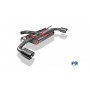 Silencieux arrière duplex inox 1x135x80mm type 53 pour VOLSWAGEN BEETLE TYPE 1C/9C/1Y
